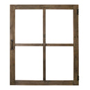 Walls Wood Wall Decor - 29.5" X 1.5" X 36" Walnut Wood Metal Wood Wall Decor HomeRoots