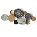 Walls Wood Wall Decor - 45" X 3.75" X 20.25" Multi Wood Mdf Metal Wall Decor HomeRoots