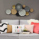 Walls Wood Wall Decor - 45" X 3.75" X 20.25" Multi Wood Mdf Metal Wall Decor HomeRoots
