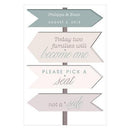 Wanderlust Directional Poster (Pack of 1)-Wedding Signs-JadeMoghul Inc.