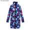 Warm Quilted Winter long jacket-Blue-L-JadeMoghul Inc.