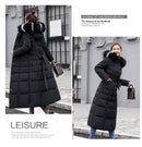 Warm Winter Padded Puffer Jacket With Fur Collar-1-M-JadeMoghul Inc.