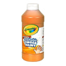 WASHABLE FINGERPAINT 16OZ ORANGE-Arts & Crafts-JadeMoghul Inc.