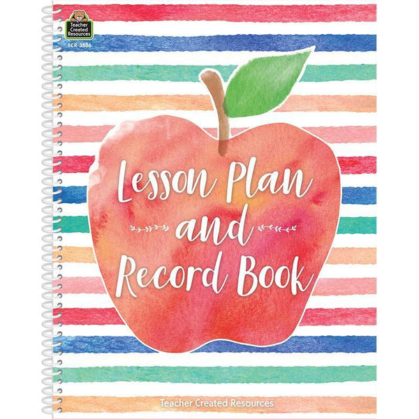 WATERCOLOR LESSON PLAN RECORD BOOK-Learning Materials-JadeMoghul Inc.