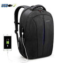 Waterproof 15.6inch laptop backpack - Backpack bag-Black and Blue USB-China-JadeMoghul Inc.