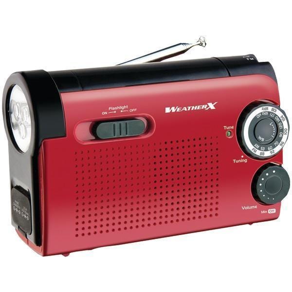 WeatherX(R) Flashlight with AM/FM/Weather Radio-Radios, Scanners & Accessories-JadeMoghul Inc.