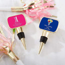 Wedding Cake Toppers Personalized Gold Bottle Stopper - Birthday(24 Pcs) Kate Aspen