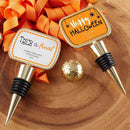 Wedding Cake Toppers Personalized Gold Bottle Stopper - Halloween(24 Pcs) Kate Aspen