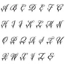 Wedding Cake Toppers Script Monogram Acrylic Cake Topper - Black (Pack of 1) JM Weddings