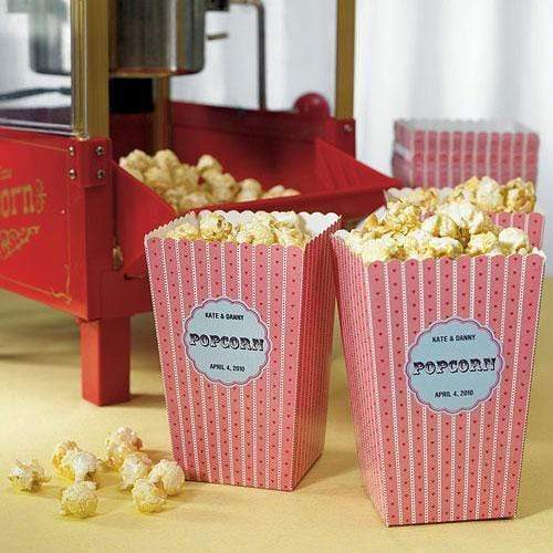 Wedding Candy Buffet Accessories Novelty Popcorn Boxes (Pack of 12) Weddingstar