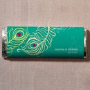 Wedding Candy Buffet Accessories Perfect Peacock Nut Free Gourmet Milk Chocolate Bar Indigo Blue (Pack of 1) Weddingstar