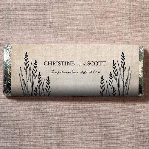 Wedding Candy Buffet Accessories Rustic Country Nut Free Gourmet Milk Chocolate Bar Berry (Pack of 1) JM Weddings