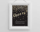Wedding Ceremony Accessories Personalized Poster (18x24) - Cheers! Kate Aspen
