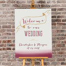 Wedding Ceremony Accessories Personalized Poster (18x24) - Vineyard Kate Aspen