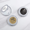 Wedding Ceremony Accessories Personalized Silver Compact Mirror - Anniversary(24 Pcs) Kate Aspen