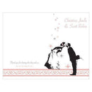 Wedding Ceremony Stationery Vintage Hollywood Program Vintage Pink (Pack of 1) JM Weddings