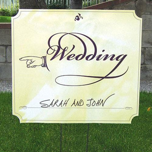 Wedding Directional Signs "Directing Right" Wedding Sign (Pack of 1)-Wedding Signs-JadeMoghul Inc.