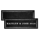Wedding Favor Stationery Small Rectangular Tag with Chalkboard Print Design Daiquiri Green (Pack of 1) JM Weddings