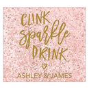 Wedding Favor Stationery Sparkle Rectangular Label (Pack of 1) JM Weddings