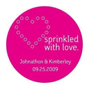Wedding Favor Stationery Sprinkled with Love Stickers Indigo Blue (Pack of 1) JM Weddings