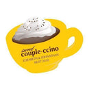 Wedding Favor Stationery Sweet "Couple-ccino" Shaped Sticker Indigo Blue (Pack of 1) JM Weddings