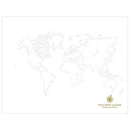 Wedding Favor Stationery Vintage Travel Guest Book Additional Inside Pages (Pack of 20) JM Weddings