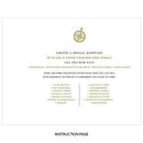 Wedding Favor Stationery Vintage Travel Personalized Wedding Guest Book with Clear Acrylic Cover (Pack of 1) JM Weddings