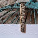 Wedding Favor Stationery Vintage Wooden Clothespins with Romantic Black and Pink Pattern (Pack of 4) JM Weddings