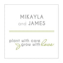 Woodland Pretty Rectangular Label Grass Green (Pack of 1)