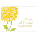 Zinnia Bloom Large Rectangular Tag Plum (Pack of 1)