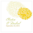 Zinnia Bloom Square Tag Plum (Pack of 1)