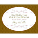 Wedding Memories Camera Table Sign (Pack of 1)-Wedding Favor Stationery-JadeMoghul Inc.