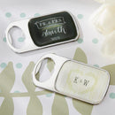 Wedding Reception Accessories Personalized Silver Bottle Opener - Rustic Wedding(24 Pcs) Kate Aspen
