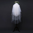 Wedding Reception Accessories Simple Four-layer Simple Design Romantic Women Wedding Veil With Comb TIY