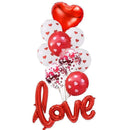 Sweet Valentine's Day Wedding Decoration 10 Balloons Set