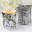 Wedding Reception Decorations Silver beaded bling candle votive Fashioncraft