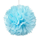 Wedding Reception Decorations Small Paper Pom Pom - Blue (Pack of 1) JM Weddings