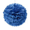 Wedding Reception Decorations Small Paper Pom Pom - Royal Blue (Pack of 1) JM Weddings