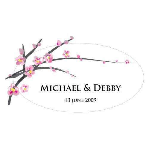 Cherry Blossom Large Cling (Pack of 1)