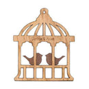 Wedding Signs Personalized Wood Veneer Sign - Birdcage (Pack of 1) Weddingstar