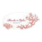 Wedding Signs Reef Coral Large Cling Berry (Pack of 1) Weddingstar