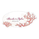 Wedding Signs Reef Coral Large Cling Berry (Pack of 1) Weddingstar