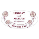 Wedding Signs Rose Small Cling Plum (Pack of 1) JM Weddings