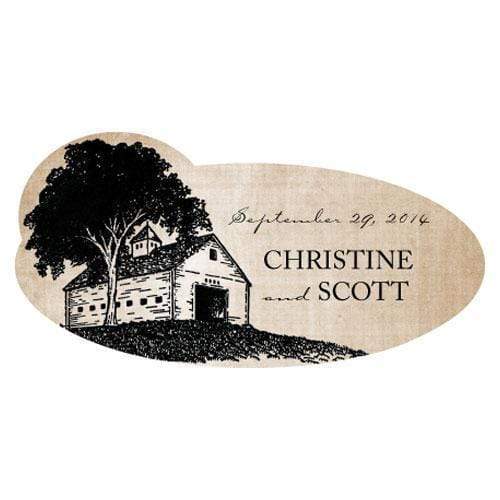 Wedding Signs Rustic Country Small Cling Berry (Pack of 1) JM Weddings