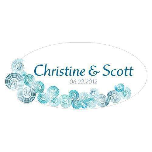 Wedding Signs Sea Breeze Small Cling (Pack of 1) JM Weddings