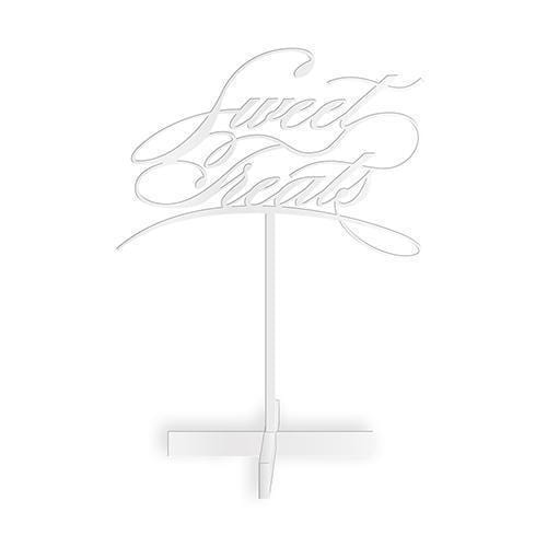 Sweet Treats Acrylic Sign - White (Pack of 1)