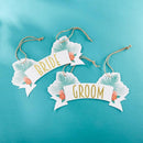 Wedding Signs Tropical Chic Bride & Groom Chair Signs (6 Pcs) Kate Aspen