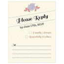 Weddingstar Retro Rose RSVP (Pack of 1) JM Weddings