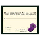 Weddingstar Romantic Elegance RSVP Indigo Blue (Pack of 1) JM Weddings