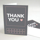 Times Square Thank You Card Vintage Pink (Pack of 1)